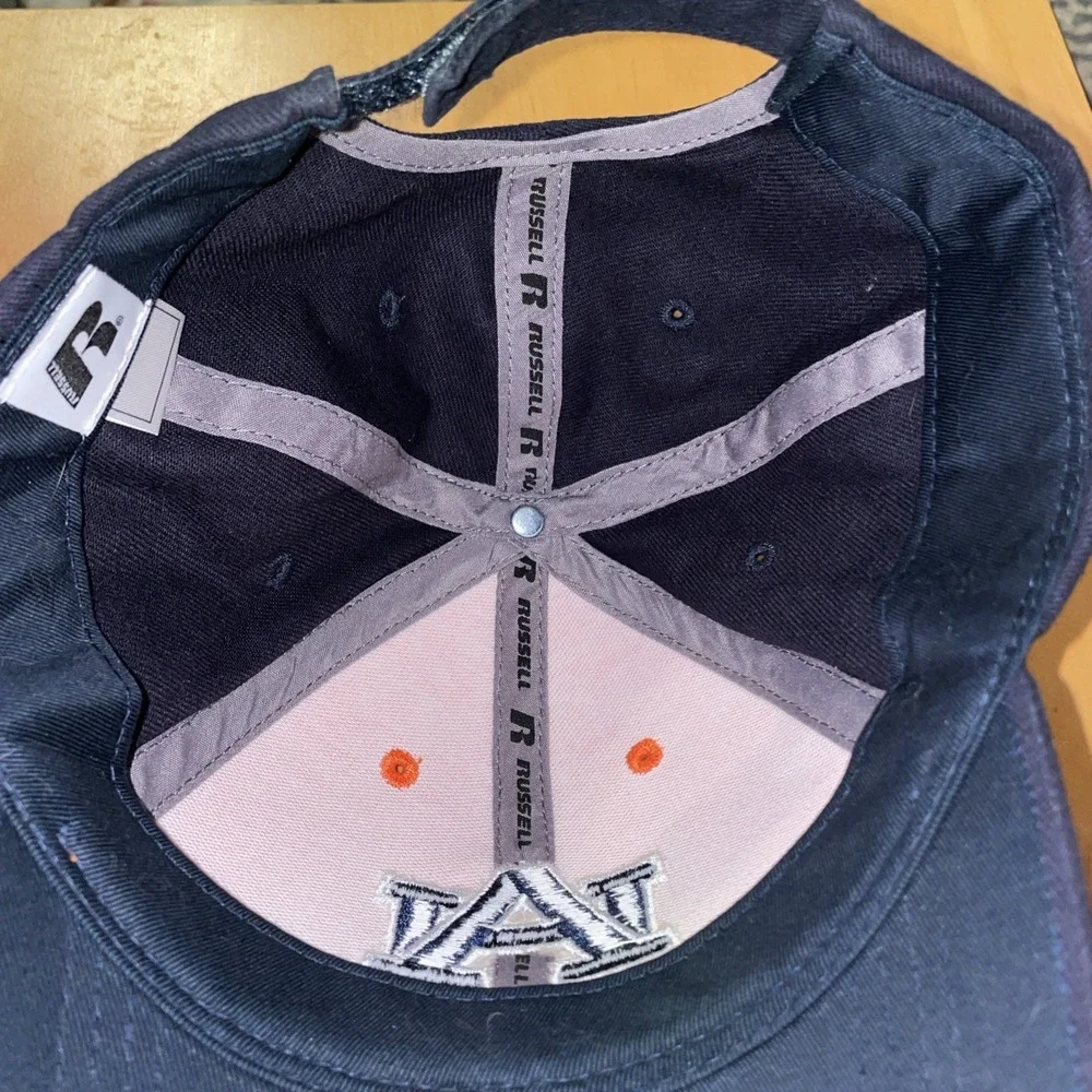 Auburn Tigers Hat Cap Russell Logo War‎ Eagle Adjustable Hook And Eye